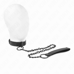 Comprar KINK - COLLAR CON CORREA 65 CM OSCURO AJUSTABLE 37-54 CM X 3 CM al mejor precio - Envíos Discretos