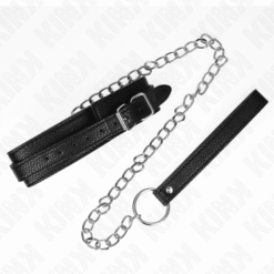 Comprar KINK - COLLAR CON CORREA 65 CM PATRÓN DE SERPIENTE al mejor precio - Envíos Discretos