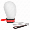 Comprar KINK - COLLAR CON CORREA 65 CM ROJO AJUSTABLE 36-43 CM X 5 CM al mejor precio - Envíos Discretos