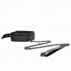 Comprar KINK - COLLAR CON CORREA 78 CM BONDAGE DE NEOPRENO MODELO 1 AJUSTABLE 37.5 X 49.5 CM al mejor precio - Envíos Discretos