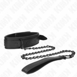 Comprar KINK - COLLAR CON CORREA 78 CM BONDAGE DE NEOPRENO MODELO 2 AJUSTABLE 37.5 X 49.5 CM al mejor precio - Envíos Discretos