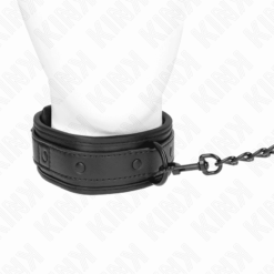 Comprar KINK - COLLAR CON CORREA 78 CM BONDAGE DE NEOPRENO MODELO 2 AJUSTABLE 37.5 X 49.5 CM al mejor precio - Envíos Discretos