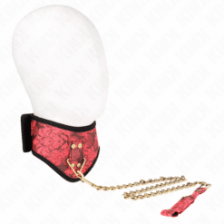 Comprar KINK - COLLAR CON CORREA DE ENCAJE 75 CM MODELO SCANDAL 44 X 10 CM al mejor precio - Envíos Discretos