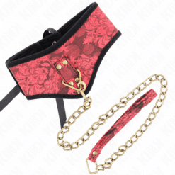 Comprar KINK - COLLAR CON CORREA DE ENCAJE 75 CM MODELO SCANDAL 44 X 10 CM al mejor precio - Envíos Discretos