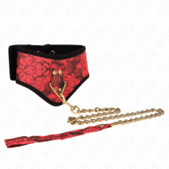 Comprar KINK - COLLAR CON CORREA DE ENCAJE 75 CM MODELO SCANDAL 44 X 10 CM al mejor precio - Envíos Discretos