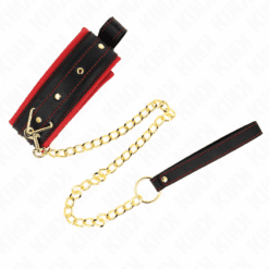 Comprar KINK - COLLAR CON CORREA DE TEJIDO LISO AJUSTABLE 33-48 CM X 5.7 CM al mejor precio - Envíos Discretos