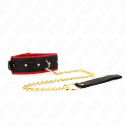 Comprar KINK - COLLAR CON CORREA DE TEJIDO LISO AJUSTABLE 33-48 CM X 5.7 CM al mejor precio - Envíos Discretos