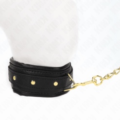Comprar KINK - COLLAR CON CORREA ESPONJA IMITACIÓN CUERO MODELO 1 AJUSTABLE 37-54 CM X 3 CM al mejor precio - Envíos Discretos