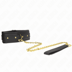 Comprar KINK - COLLAR CON CORREA ESPONJA IMITACIÓN CUERO MODELO 1 AJUSTABLE 37-54 CM X 3 CM al mejor precio - Envíos Discretos