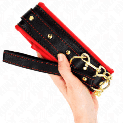 Comprar KINK - COLLAR CON CORREA ESPONJA IMITACIÓN CUERO MODELO 2 AJUSTABLE 37-54 CM X 3 CM al mejor precio - Envíos Discretos