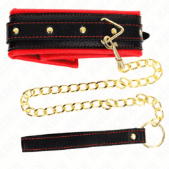 Comprar KINK - COLLAR CON CORREA ESPONJA IMITACIÓN CUERO MODELO 2 AJUSTABLE 37-54 CM X 3 CM al mejor precio - Envíos Discretos
