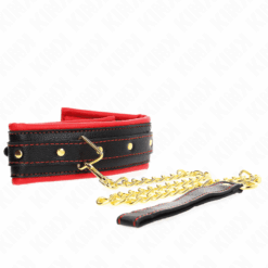 Comprar KINK - COLLAR CON CORREA ESPONJA IMITACIÓN CUERO MODELO 2 AJUSTABLE 37-54 CM X 3 CM al mejor precio - Envíos Discretos