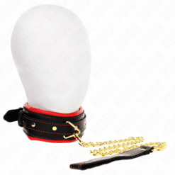 Comprar KINK - COLLAR CON CORREA ESPONJA IMITACIÓN CUERO MODELO 2 AJUSTABLE 37-54 CM X 3 CM al mejor precio - Envíos Discretos