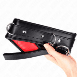 Comprar KINK - COLLAR CON CORREA ESPONJA IMITACIÓN CUERO MODELO 3 AJUSTABLE 37-54 CM X 3 CM al mejor precio - Envíos Discretos