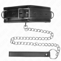 Comprar KINK - COLLAR CON CORREA ESPONJA IMITACIÓN CUERO MODELO 3 AJUSTABLE 37-54 CM X 3 CM al mejor precio - Envíos Discretos