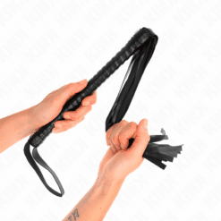 Comprar KINK - LÁTIGO CON MANGO TEXTURIZADO NEGRO 48.5 CM al mejor precio - Envíos Discretos