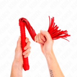 Comprar KINK - LÁTIGO CON MANGO TEXTURIZADO ROJO 48.5 CM al mejor precio - Envíos Discretos