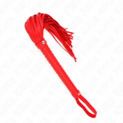 Comprar KINK - LÁTIGO CON MANGO TEXTURIZADO ROJO 48.5 CM al mejor precio - Envíos Discretos