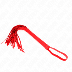 Comprar KINK - LÁTIGO CON MANGO TEXTURIZADO ROJO 48.5 CM al mejor precio - Envíos Discretos