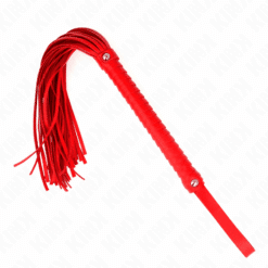 Comprar KINK - LÁTIGO CON MANGO TEXTURIZADO ROJO 48.5 CM al mejor precio - Envíos Discretos