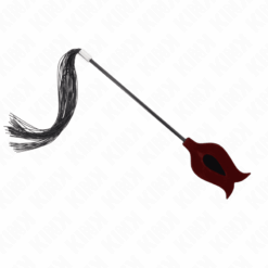 Comprar KINK - LÁTIGO DE BORLA DE SILICONA CON FORMA DE ROSA 45 CM al mejor precio - Envíos Discretos