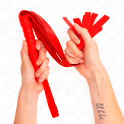 Comprar KINK - LÁTIGO DE COLA ANCHA ROJO 48.5 CM al mejor precio - Envíos Discretos