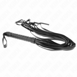Comprar KINK - LÁTIGO DE COLA LARGA Y MANGO CORTO NEGRO 70 CM al mejor precio - Envíos Discretos