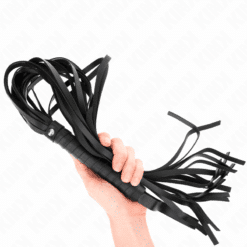 Comprar KINK - LÁTIGO DE COLA LARGA Y MANGO CORTO NEGRO 70 CM al mejor precio - Envíos Discretos