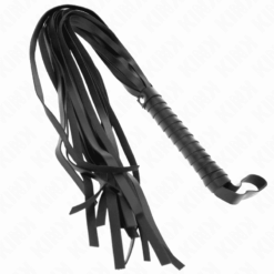 Comprar KINK - LÁTIGO DE COLA LARGA Y MANGO CORTO NEGRO 70 CM al mejor precio - Envíos Discretos