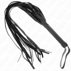 Comprar KINK - LÁTIGO DE COLA LARGA Y MANGO CORTO NEGRO 70 CM al mejor precio - Envíos Discretos