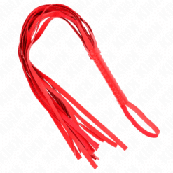 Comprar KINK - LÁTIGO DE COLA LARGA Y MANGO CORTO ROJO 70 CM al mejor precio - Envíos Discretos