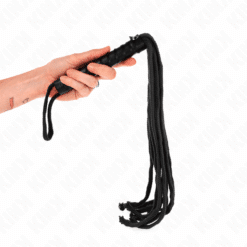 Comprar KINK - LÁTIGO DE CUERDA NEGRO 56 CM al mejor precio - Envíos Discretos