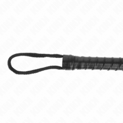 Comprar KINK - LÁTIGO DE CUERDA NEGRO 56 CM al mejor precio - Envíos Discretos