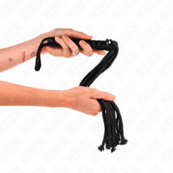 Comprar KINK - LÁTIGO DE CUERDA NEGRO 56 CM al mejor precio - Envíos Discretos