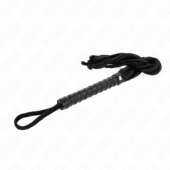 Comprar KINK - LÁTIGO DE CUERDA NEGRO 56 CM al mejor precio - Envíos Discretos