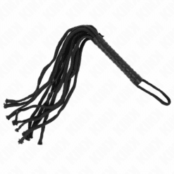 Comprar KINK - LÁTIGO DE CUERDA NEGRO 56 CM al mejor precio - Envíos Discretos