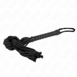 Comprar KINK - LÁTIGO DE CUERDA NEGRO 56 CM al mejor precio - Envíos Discretos