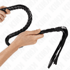Comprar KINK - LÁTIGO DE SERPIENTE CON ANILLO DE MANO NEGRO 65 CM al mejor precio - Envíos Discretos