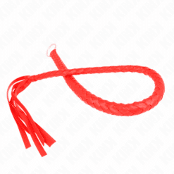 Comprar KINK - LÁTIGO DE SERPIENTE CON ANILLO DE MANO ROJO 65 CM al mejor precio - Envíos Discretos