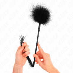 Comprar KINK - LÁTIGO DE SILICONA CON PLUMAS PARA COSQUILLAS 47 CM al mejor precio - Envíos Discretos