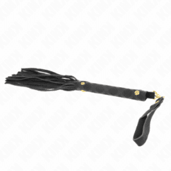 Comprar KINK - LÁTIGO MINI PIEL DE ANTE NEGRO 30 CM al mejor precio - Envíos Discretos
