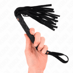 Comprar KINK - LÁTIGO MINI PIEL DE ANTE NEGRO 30 CM al mejor precio - Envíos Discretos