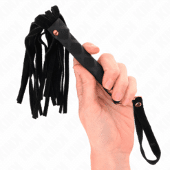 Comprar KINK - LÁTIGO MINI PIEL DE ANTE NEGRO 30 CM al mejor precio - Envíos Discretos