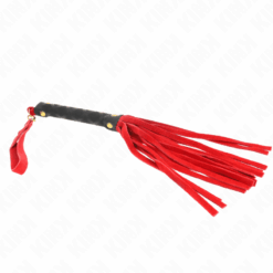 Comprar KINK - LÁTIGO MINI PIEL DE ANTE ROJO 30 CM al mejor precio - Envíos Discretos