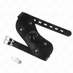Comprar KINK - MÁSCARA BUCAL MORDAZA DE BOLA CON CERRADURA AJUSTABLE 42-60 CM al mejor precio - Envíos Discretos