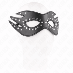 Comprar KINK - MÁSCARA DE POLIPIEL CON REMACHES MODELO 3 26 x 9.5 CM al mejor precio - Envíos Discretos
