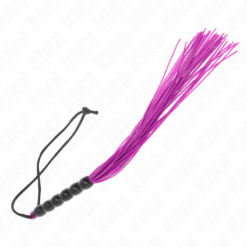 Comprar KINK - MINI LÁTIGO DE SILICONA CON AGARRE 6 BOLAS MORADO 26 CM al mejor precio - Envíos Discretos