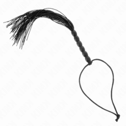 Comprar KINK - MINI LÁTIGO DE SILICONA CON AGARRE 6 BOLAS NEGRO 26 CM al mejor precio - Envíos Discretos