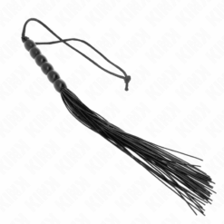 Comprar KINK - MINI LÁTIGO DE SILICONA CON AGARRE 6 BOLAS NEGRO 26 CM al mejor precio - Envíos Discretos
