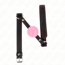 Comprar KINK - MORDAZA DE BOLA 4 CM DE ORO ROSA 60 x 2 CM al mejor precio - Envíos Discretos